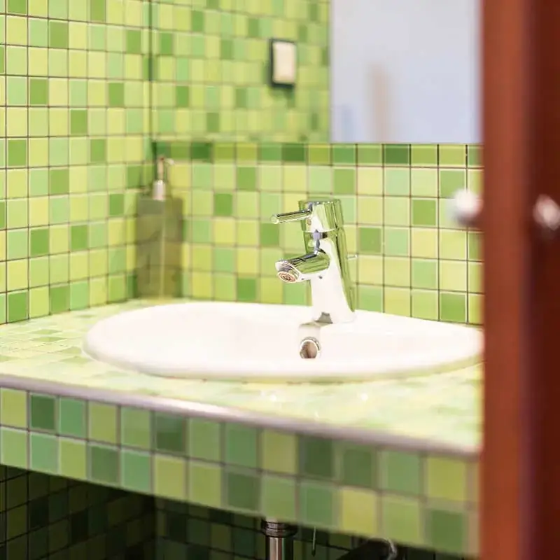 Lavabo de uno de los baños
