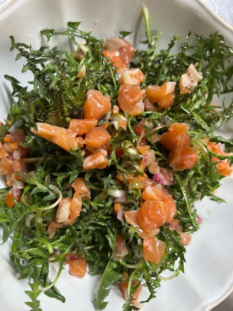 Ensalada de hojas verdes