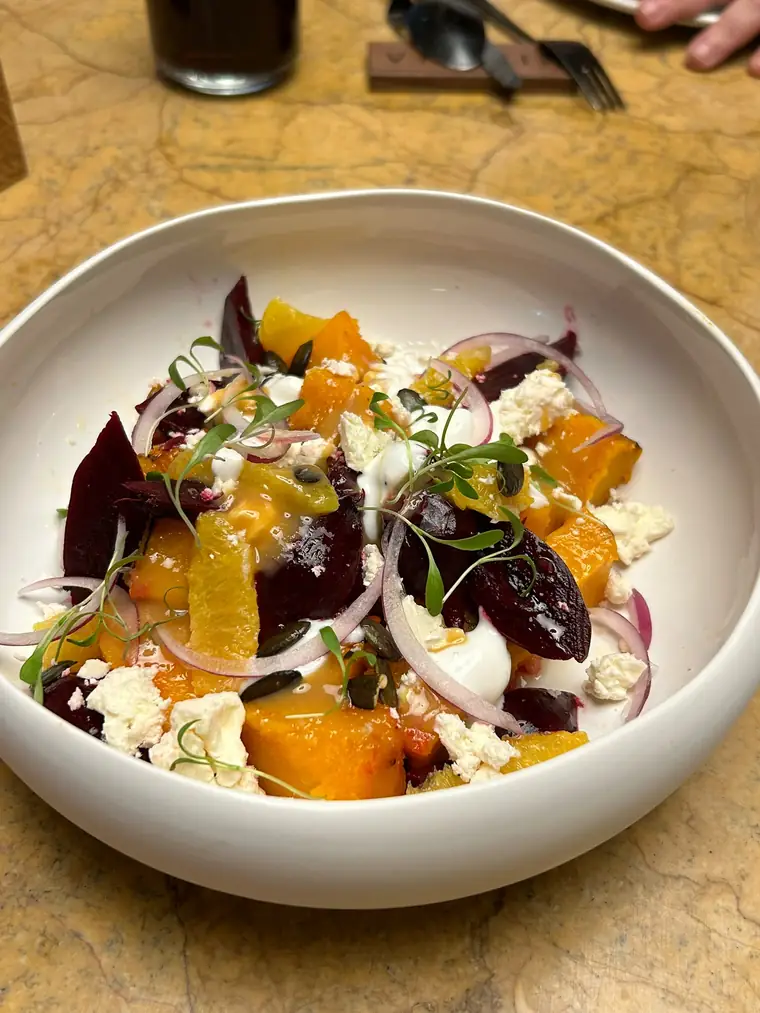 Ensalada de remolacha y cítricos